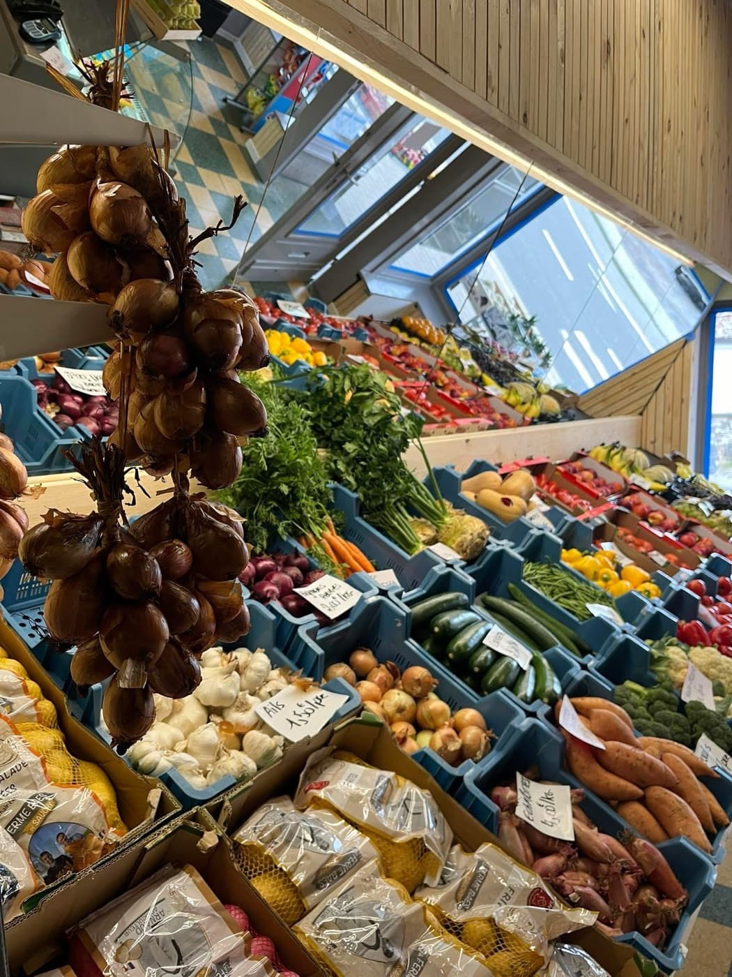 Sélection de produits de saison du magasin
